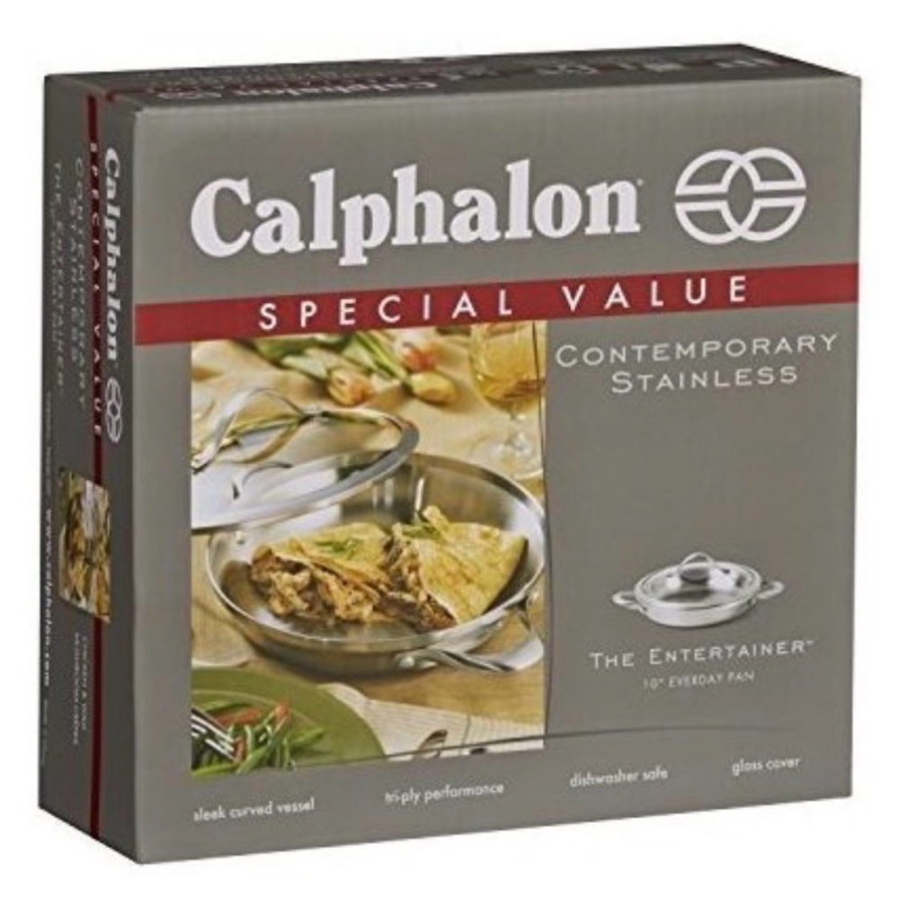 Calphalon Contemporary Stainless Steel Cookware, Dutch Oven, 8-quart